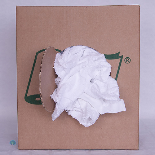 Algocel Textil. Trapo toalla blanca. Caja