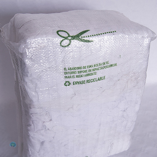 Algocel Textil. Trapo toalla blanca. Paquete