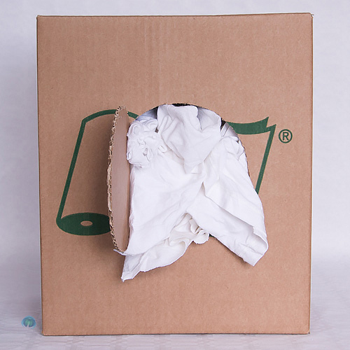 Algocel Textil. Trapo Punto blanco fino. Caja