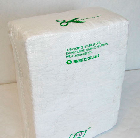 Algocel Textil. Trapo sábana blanca. Paquete